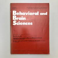 Behavioral and Brain Sciences
Volume15, Number1 March 1992