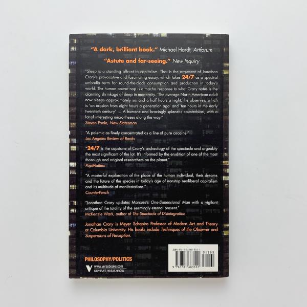 24/7: Late Capitalism and the Ends of Sleep(Jonathan Crary