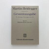 Gesamtausgabe II. Abteilung: Vorlesungen 1919-1944　Band 53　Hölderlins hymne >> Der Ister