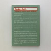 Custom Built a Twenty-Year Survey of Work by Allan Wexler