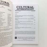 CULTURAL ANTHROPOLOGY　vol.12 no.4　Nov 1997