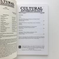 CULTURAL ANTHROPOLOGY　vol.12 no.3　Aug 1997