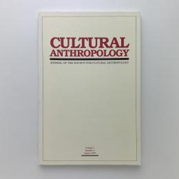 CULTURAL ANTHROPOLOGY　vol.7 no.3　Aug 1992
