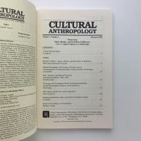 CULTURAL ANTHROPOLOGY　vol.7 no.1　Feb 1992