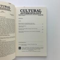 CULTURAL ANTHROPOLOGY　vol.9 no.4　Nov 1994