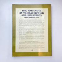 1800 Woodcuts by Thomas Bewick and His School