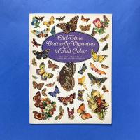 Old-Time Butterfly Vignettes in Full Color