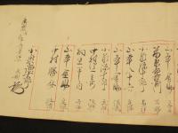 新々影流兵法　目録(印可状)　2巻