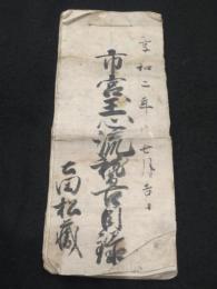 市宮玉心流　目録