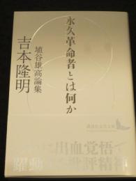 永久革命者とは何か　：　埴谷雄高論集