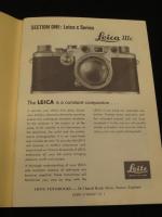Leica Instructions for Use of Camera Models c, f and g
