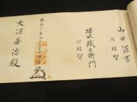 柳剛流剣術　切紙・目録　2巻