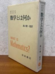 数学とは何か　考え方と方法への初等的接近