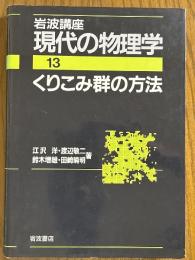 くりこみ群の方法（岩波講座現代の物理学13）