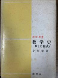 数学史　数と方程式（数学選書）