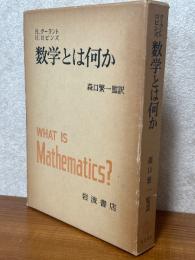 数学とは何か　考え方と方法への初等的接近