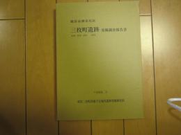 横浜市神奈川区三枚町遺跡発掘調査報告書