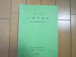 伊丹市　口酒井遺跡　ー第１１次発掘調査報告書ー