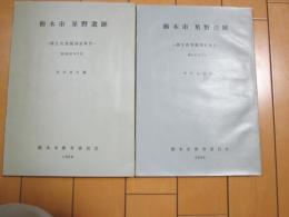 栃木市　星野遺跡　−第1次発掘調査報告・第2次発掘調査報告−　