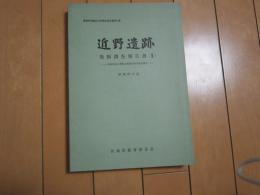 近野遺跡　発掘調査報告書(Ⅱ) -青森県総合運動公園建設関係発掘調査-　青森県埋蔵文化財調査報告書第22集