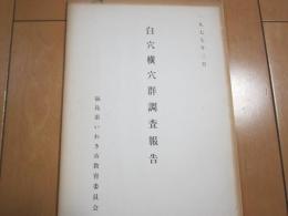 白穴横穴群調査報告