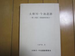大和川・今池遺跡ー第１地区発掘調査報告ー