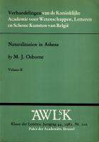 Naturalization in Athens I-IV　全3冊揃