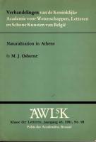 Naturalization in Athens I-IV　全3冊揃