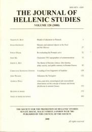 The Journal of Hellenic studies Vol.128 (2008)