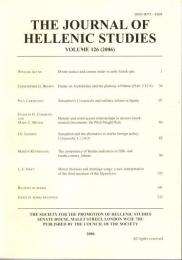 The Journal of Hellenic studies Vol.126 (2006)
