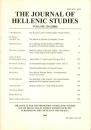 The Journal of Hellenic studies Vol.120 (2000)