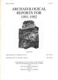 Archaeological reports for 1991-1992 No.38