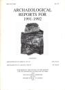 Archaeological reports for 1991-1992 No.38