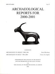 Archaeological reports for 2000-2001 No.47