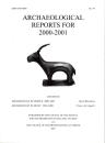 Archaeological reports for 2000-2001 No.47