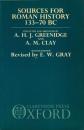 Sources for Roman History 133-70 B.C.
