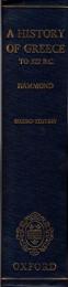 A History of Greece To 322 B.C. (Second edition)