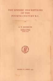 The Ephebic Inscriptions of the Fourth Century B.C.