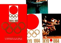 オリンピック東京大会記念　TOKYO 1964　3枚組絵葉書