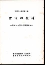 古河市史資料第4集　古河の板碑　附録・古河公方関係遺跡