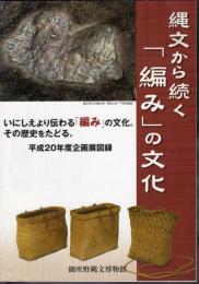 企画展　縄文から続く「編み」の文化