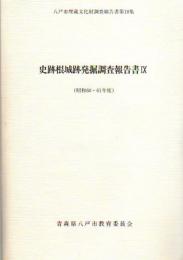 史跡根城跡発掘調査報告書9（昭和60・61年度）