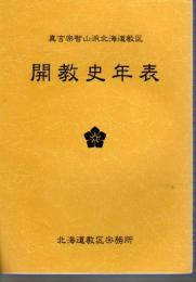 真言宗智山派北海道教区　開教史年表