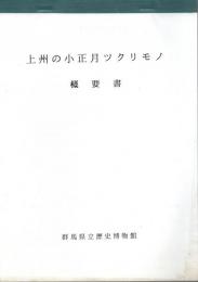 上州の小正月ツクリモノ　概要書/一覧表　2冊