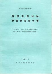 岐阜県大野郡朝日村　青屋和田城跡発掘調査報告書－東海デジタルホン朝日局無線通信用基地建設工事に伴う埋蔵文化財発掘調査報告書