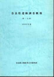 奈良県遺跡調査概報　2009年度（全3冊）