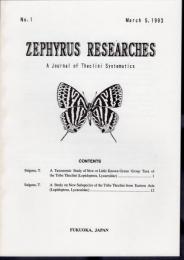 ZEPHYRUS RESEARCHES   A Journal of Theclini Systematics