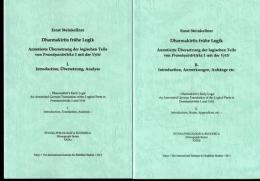 Dhamakirtis fruhe Logik  Annotierte Ubersetzung der logischen Teile von Pramanavarttika 1 mit der Vrtti　Ⅰ・Ⅱ　2vol.