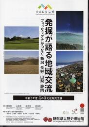 山の州文化財交流展　発掘が語る地域交流－フォッサマグナがつなぐ　新潟　長野　山梨　静岡