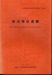 埼玉県埋蔵文化財調査事業団報告書　第329集　川越市　氷川神社遺跡　都市計画道路川越上尾線建設事業埋蔵文化財発掘調査報告